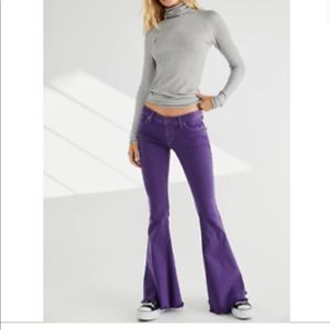 Free People Flare Corduroy Pants